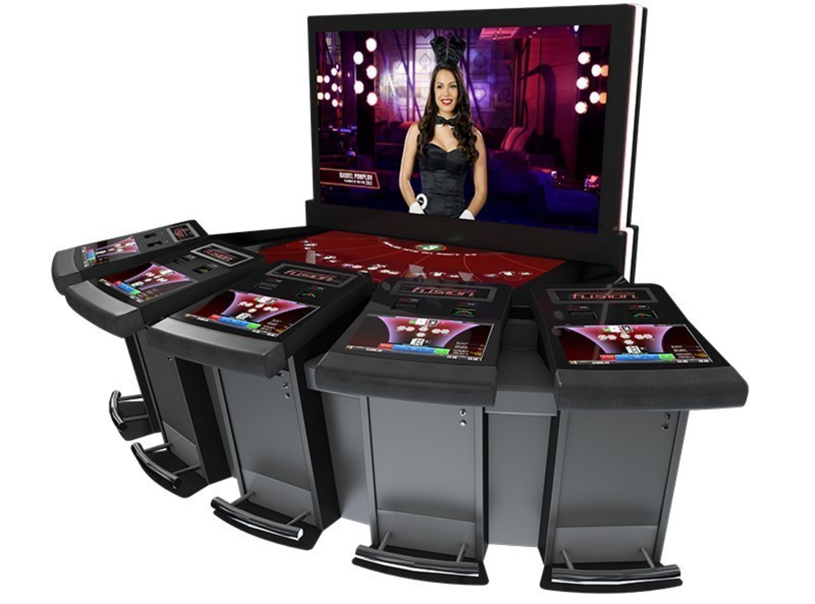 Created with the Millennial in mind, Scientific Games electronic table systems empower community play with the PRIZM Game Table, an industry first, featuring Table Master(R) Fusion PLAYBOY(TM) Bonus Blackjack.