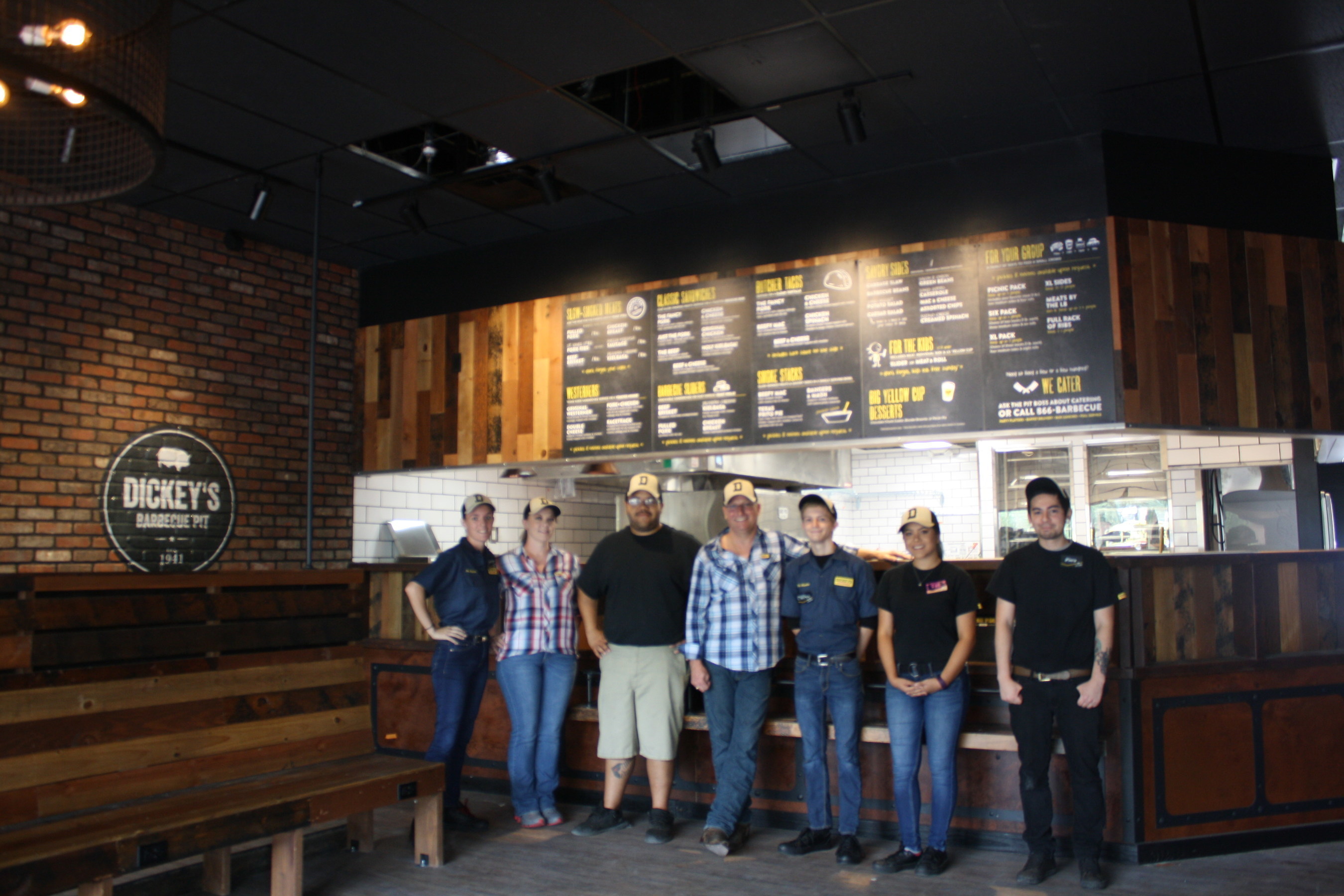 General Manager Travis Cote and Owner/Operator Maurice D'Aoust open Dickey's Barbecue Pit in Maricopa on Thursday