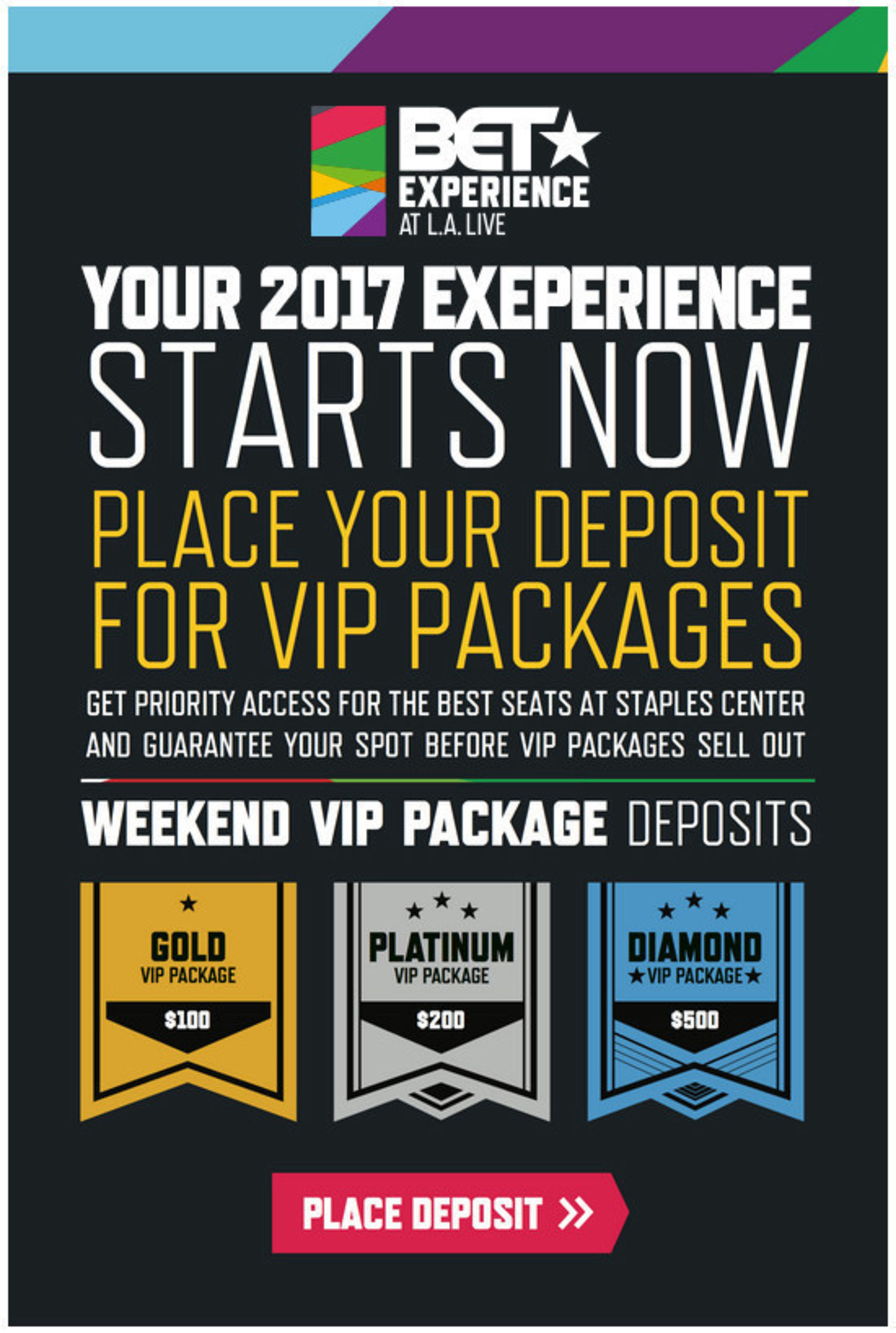 2017 BET Experience VIP Packages on sale now