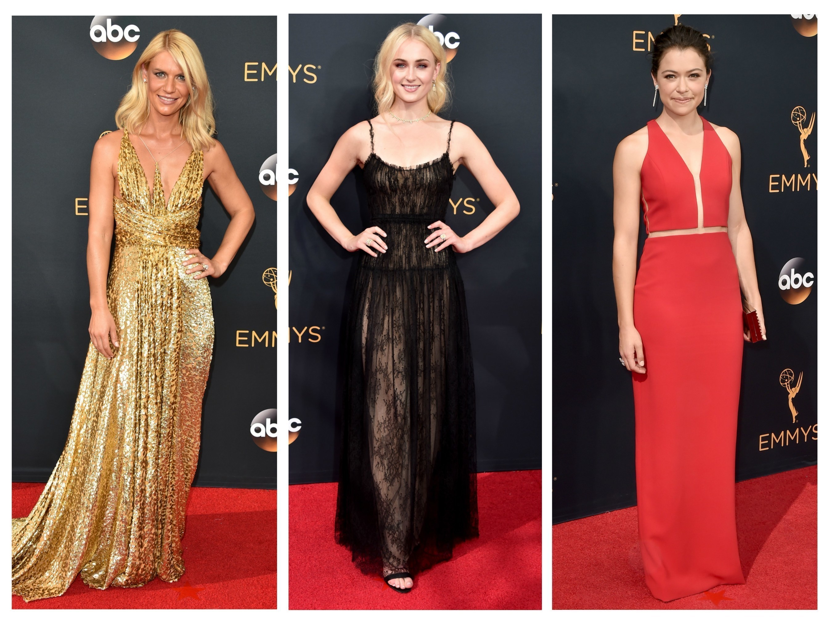 Claire Danes, Sophie Turner and Tatiana Maslany Sparkle in Forevermark Diamonds at the 2016 Emmy Awards