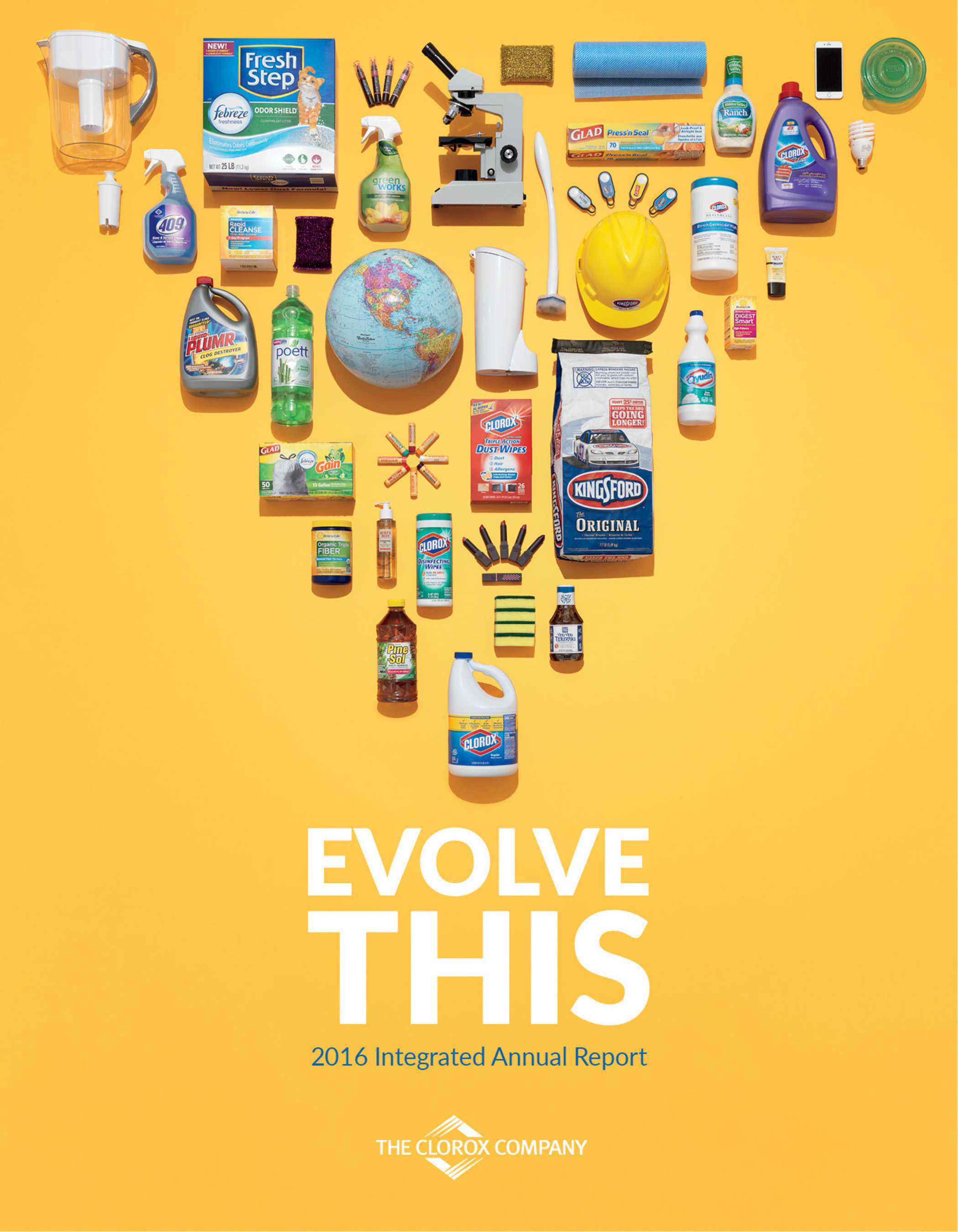 Clorox 2016 integrated annual report highlights progress against 2020 Strategy, more than a century of evolution in health and wellness.