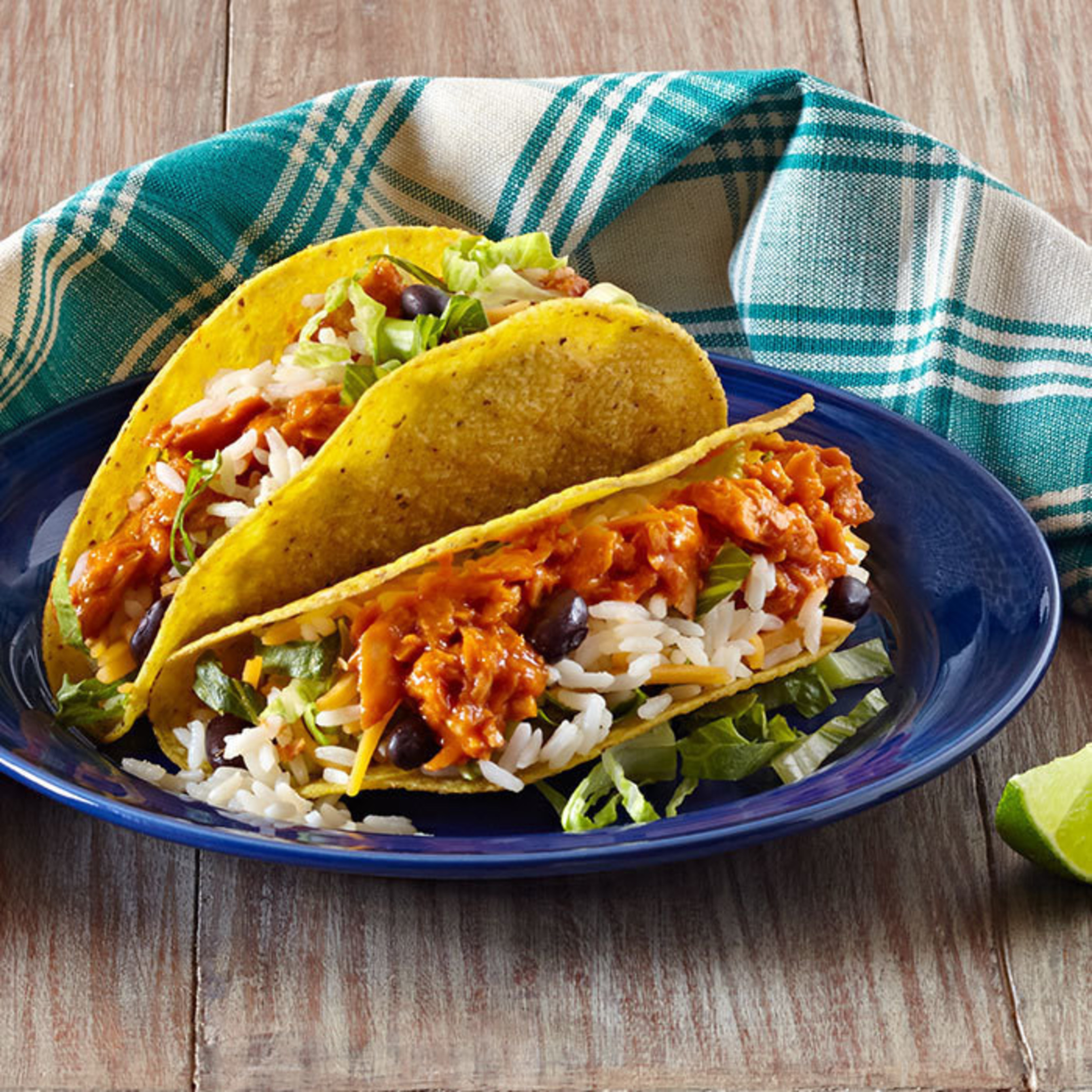 Celebrate #NationalSalmonDay on October 8 with the perfect pairing: salmon and rice. These Black Bean and Barbecue Salmon White Rice Tacos are just one of the simple, delicious recipes you can make.