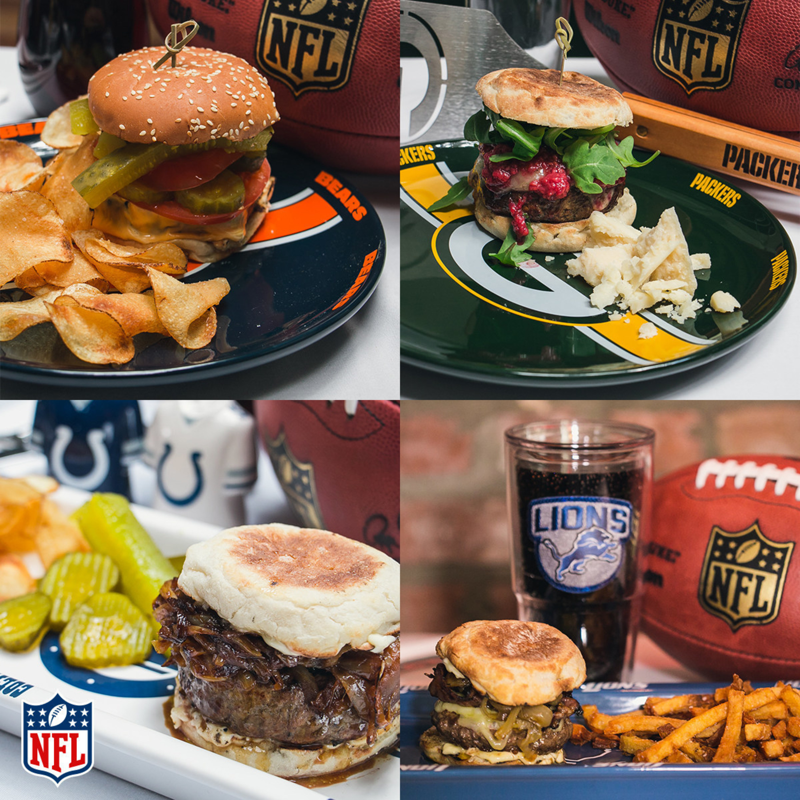 Angie Mar, Chopped "Grill Masters" Champion, NFL Homegating "Burger Maestro," and Chef and Owner of New York's celebrated Beatrice Inn, has created 32 diverse and delicious burger recipes, inspired by each NFL market, for fans across the country to cook and enjoy with their friends and family on game day.