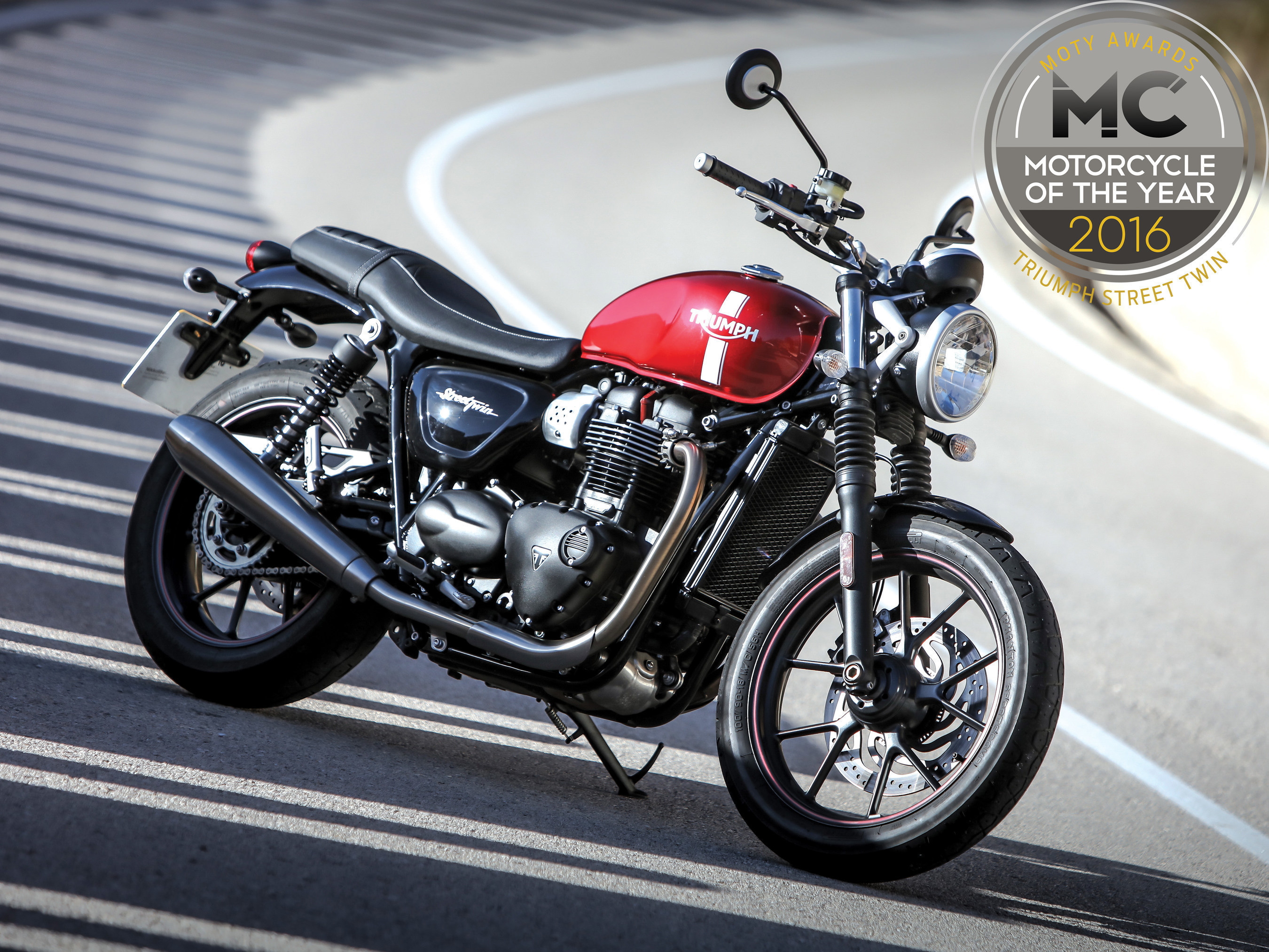Motorcyclist Magazine Announces Triumph Street Twin As "Motorcycle of the Year"