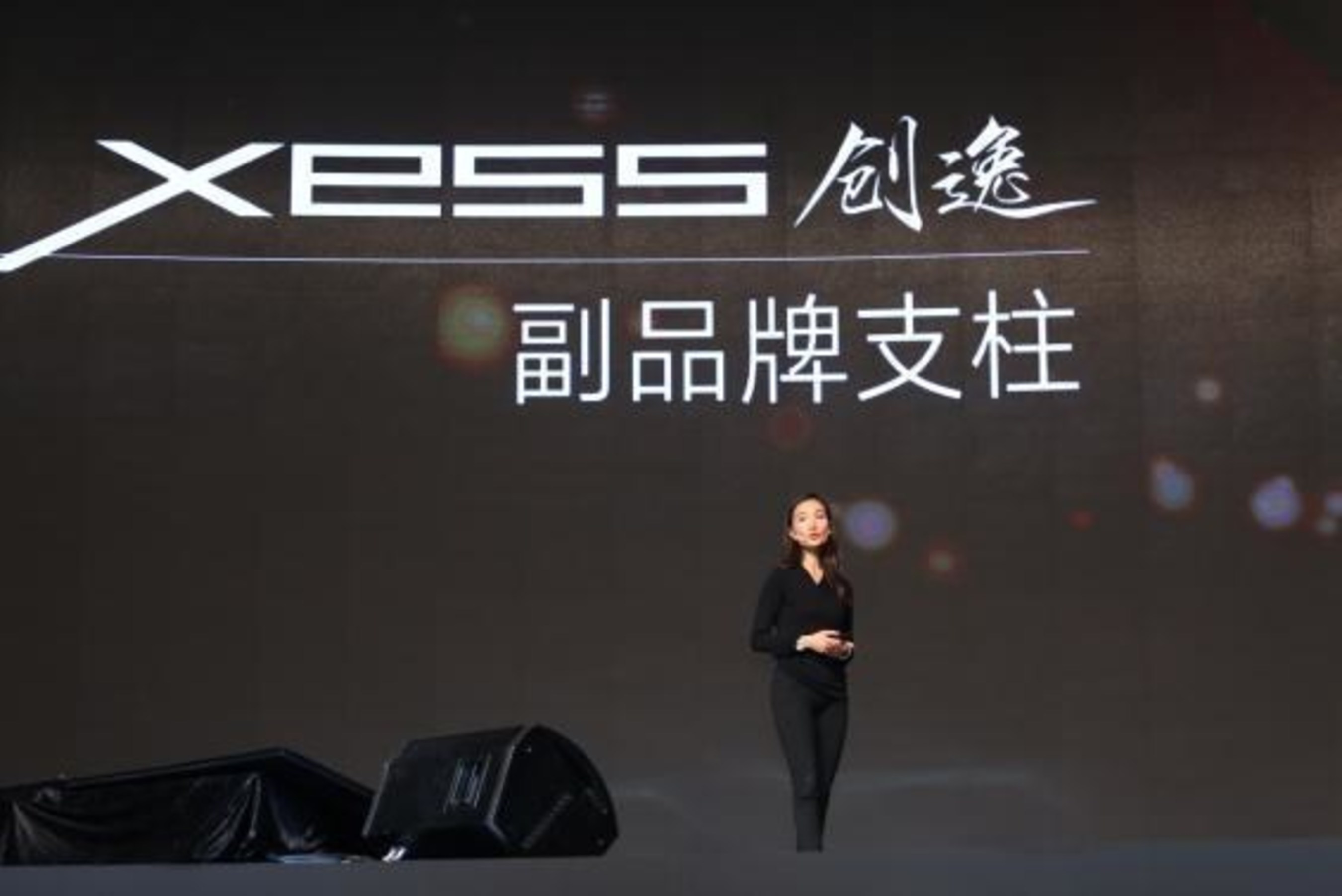 Alice Lee, general manager of the Brand Management Center at TCL Group, provides a detailed explanation of the XESS concept