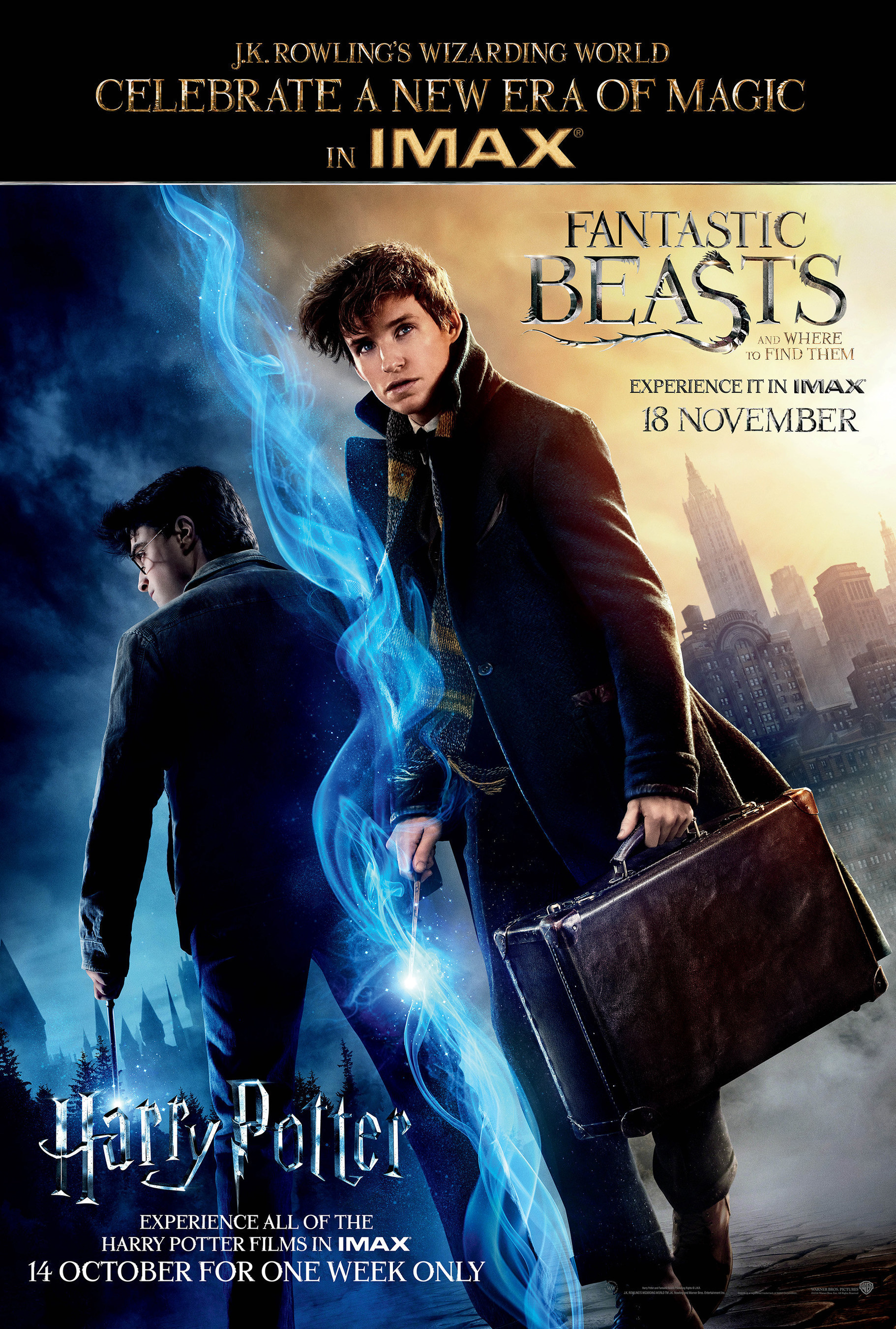 Warner Bros Pictures Entire Harry Potter Franchise To Be Released In Imax Theatres For Exclusive One Week Engagement Beginning Oct 13