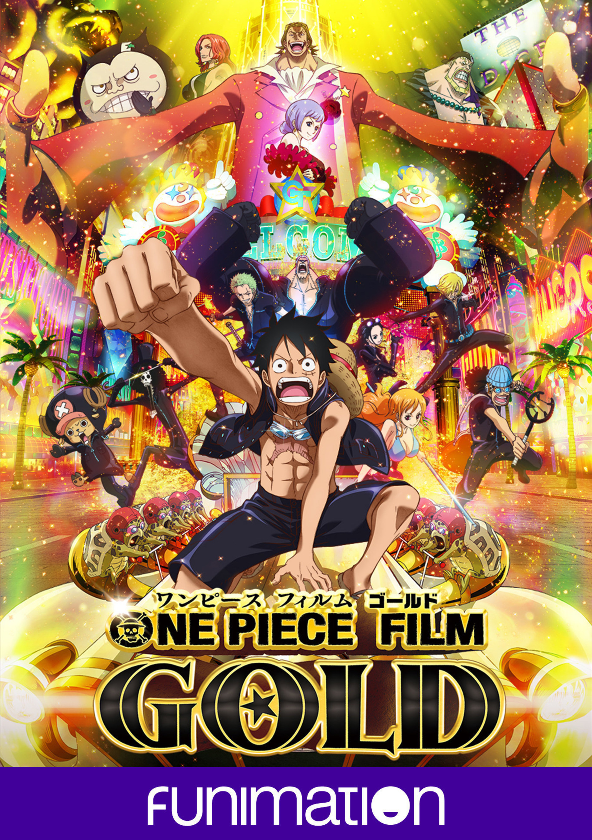 Bandai Namco US on X: RT @FUNimation: Want to win your own One Piece Film  Gold poster? Send us a picture of your ticket to the movie or your love of  One