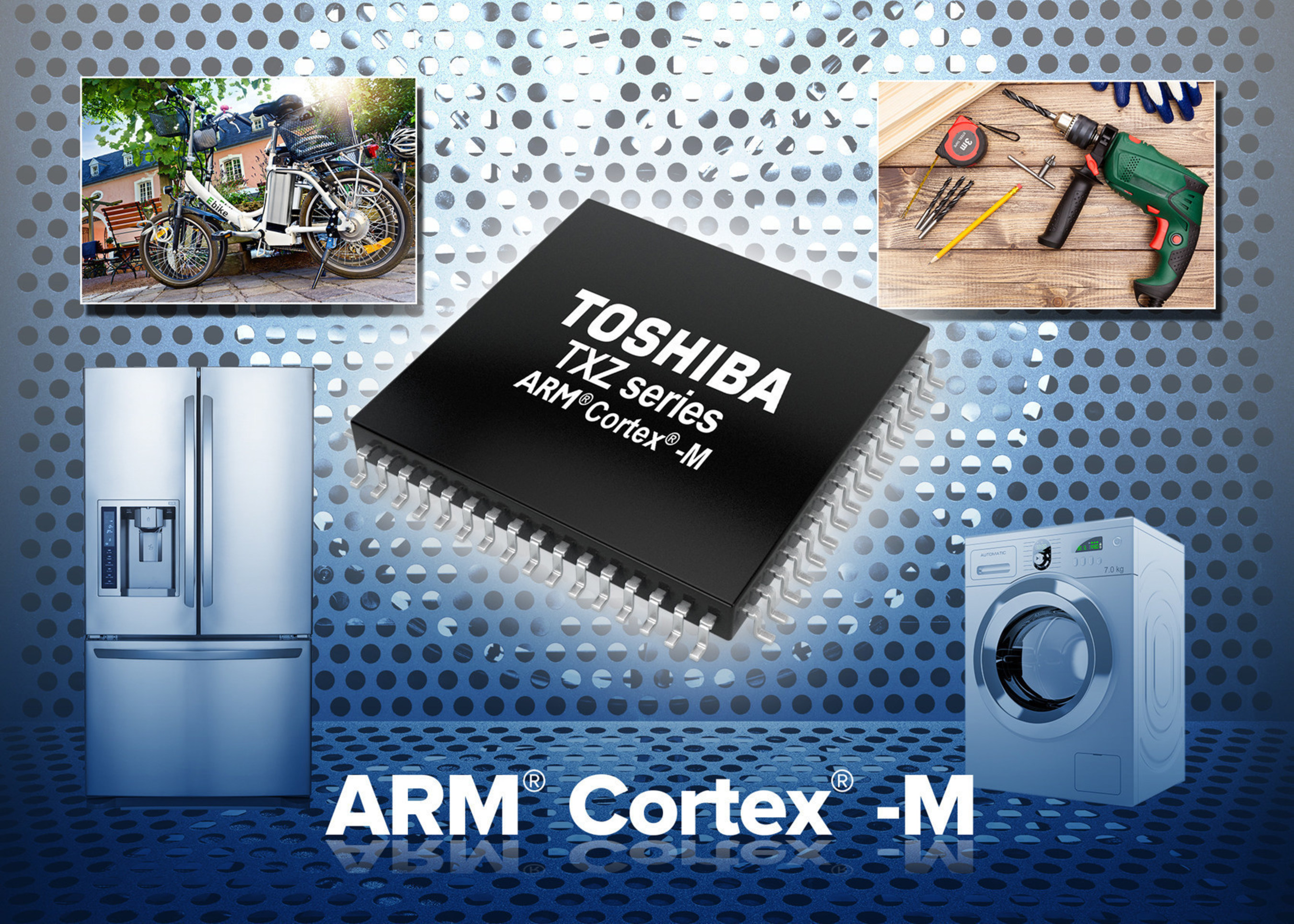 The M4K products in Toshiba's TXZ family of high-speed, low power consumption microcontrollers feature Vector Engine technology for multiple-motor control.