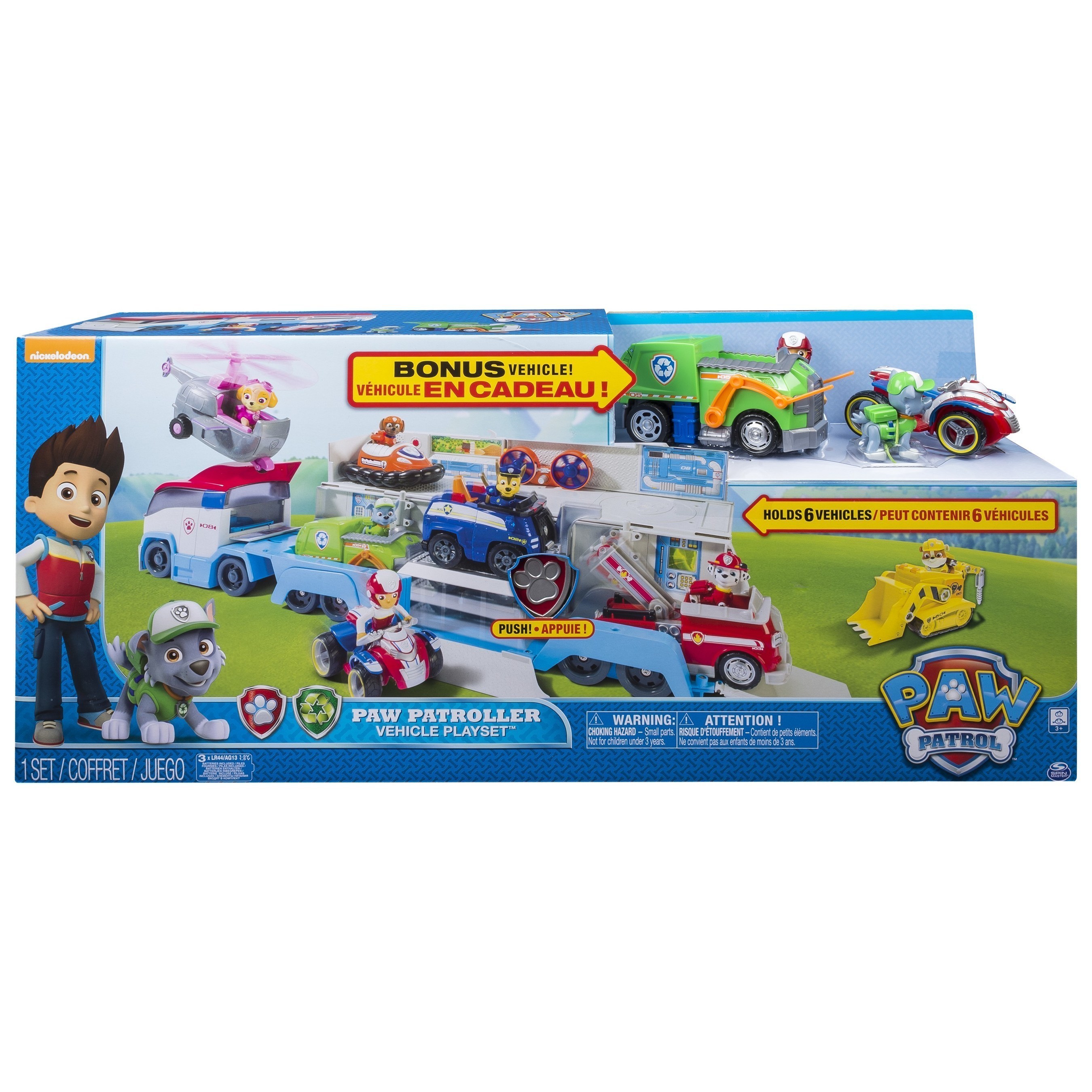 PAW Patroller Vehicle Playset with BONUS Vehicle, available at BJ's Clubs and BJs.com.