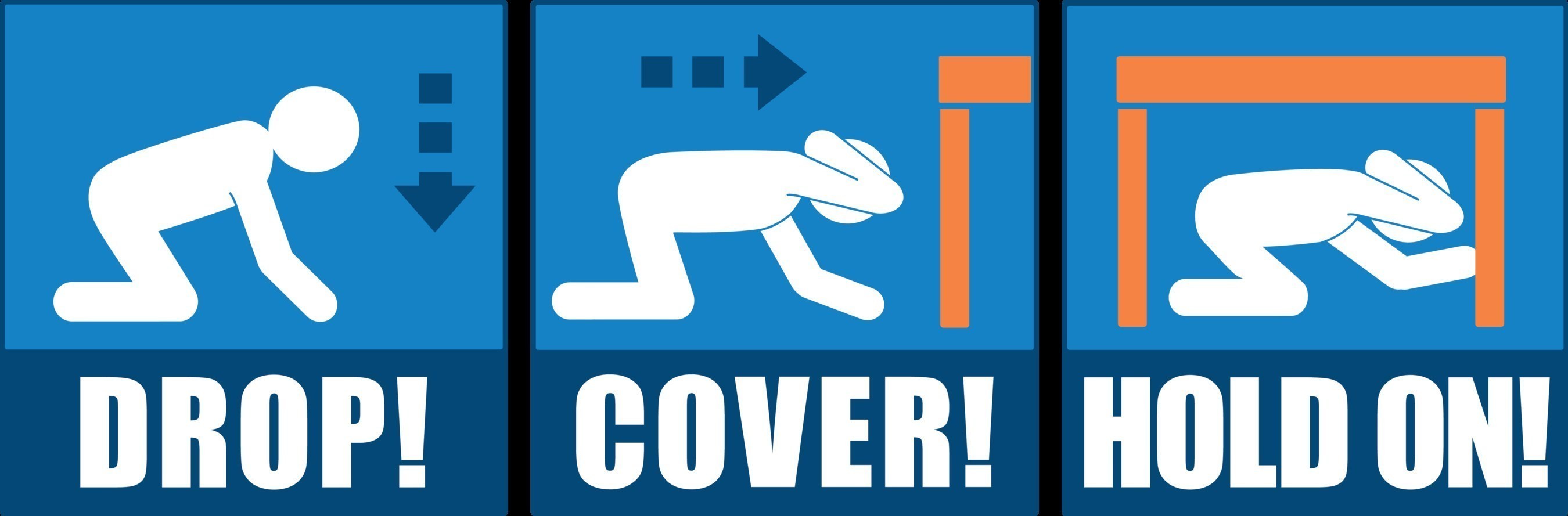 Great ShakeOut Earthquake Drills / Drop, Cover, and Hold On image