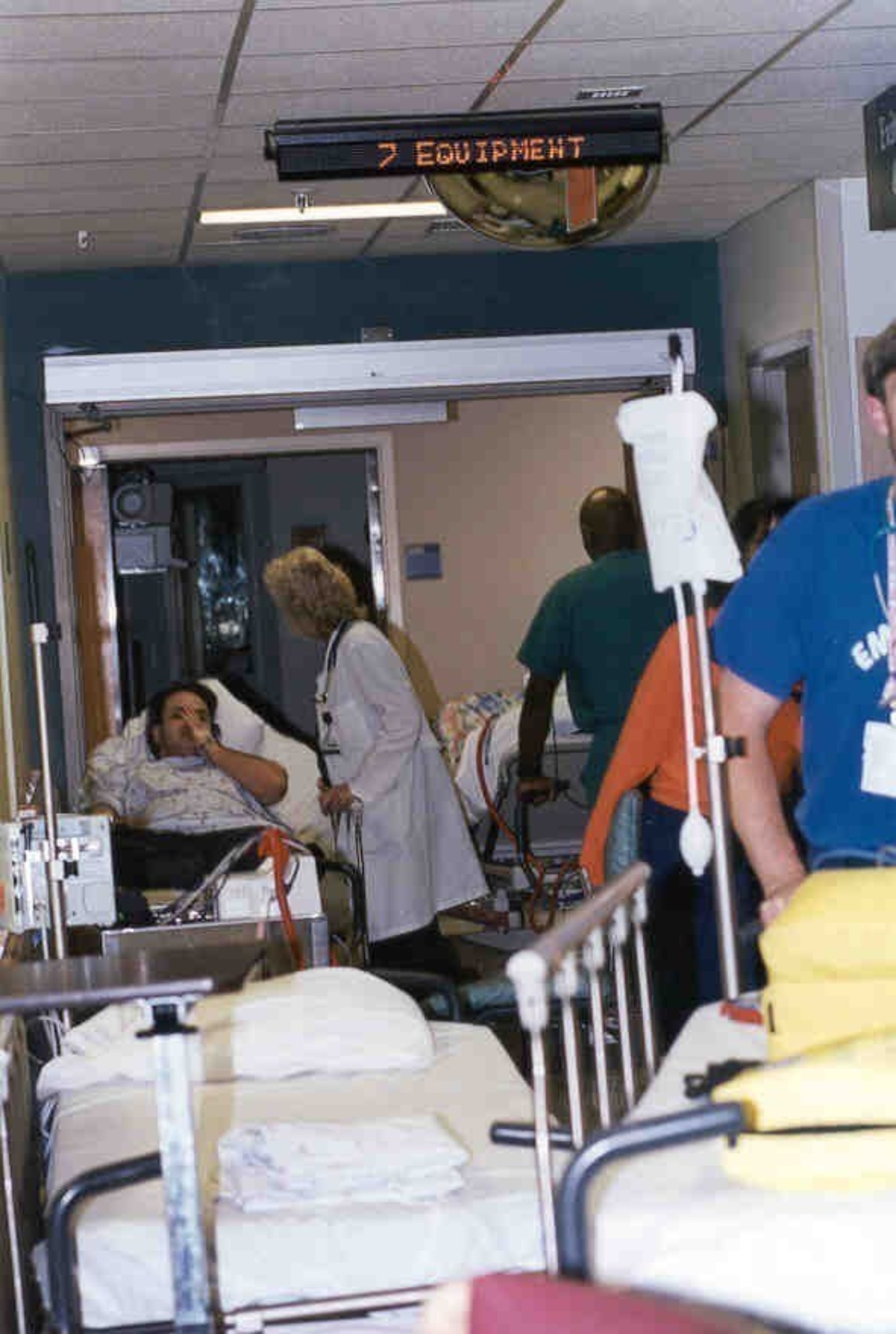 Psychiatric patients wait in emergency department hallways for hours, even days, for an inpatient bed.