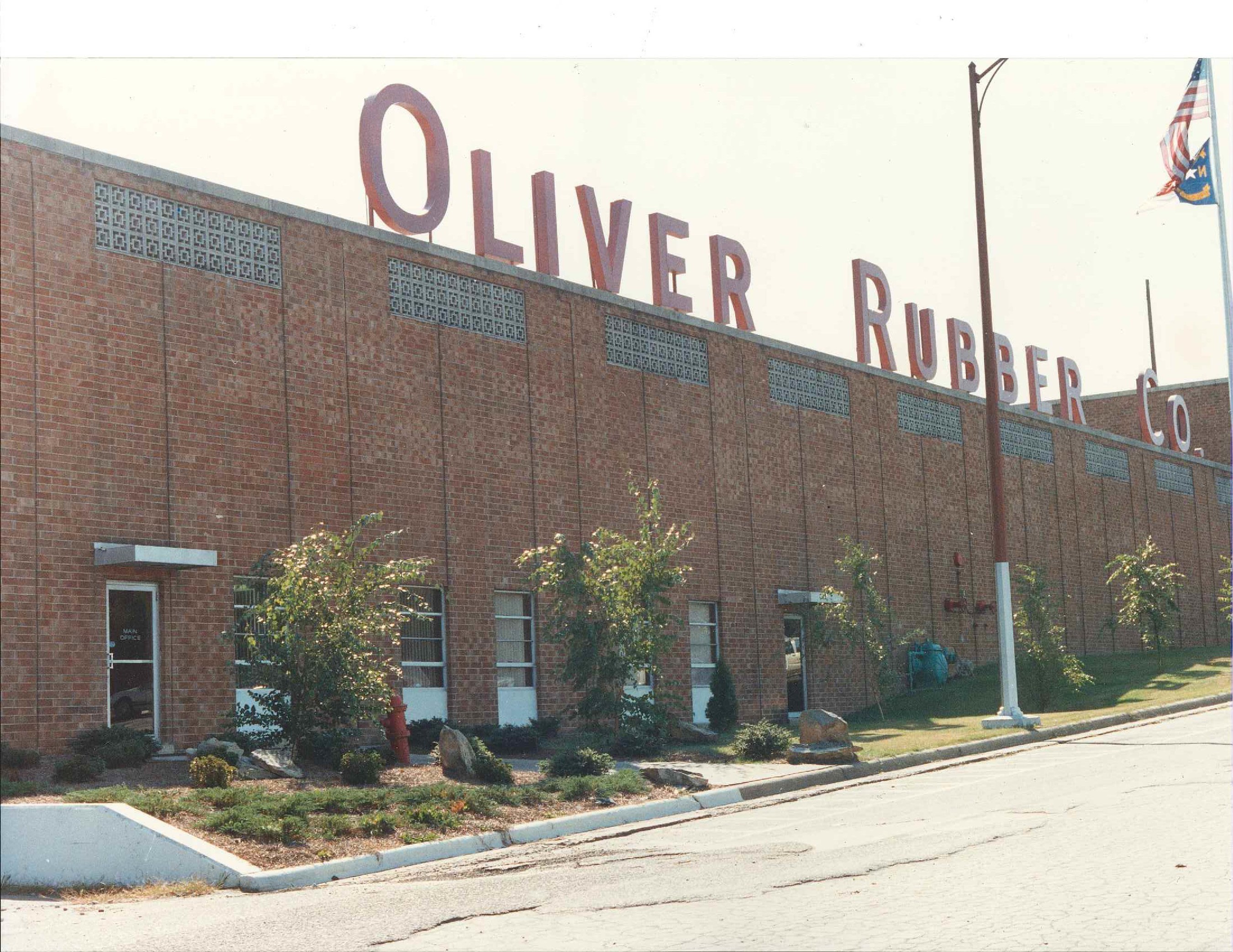 Oliver Rubber manufacturing facility located in Asheboro, N.C.