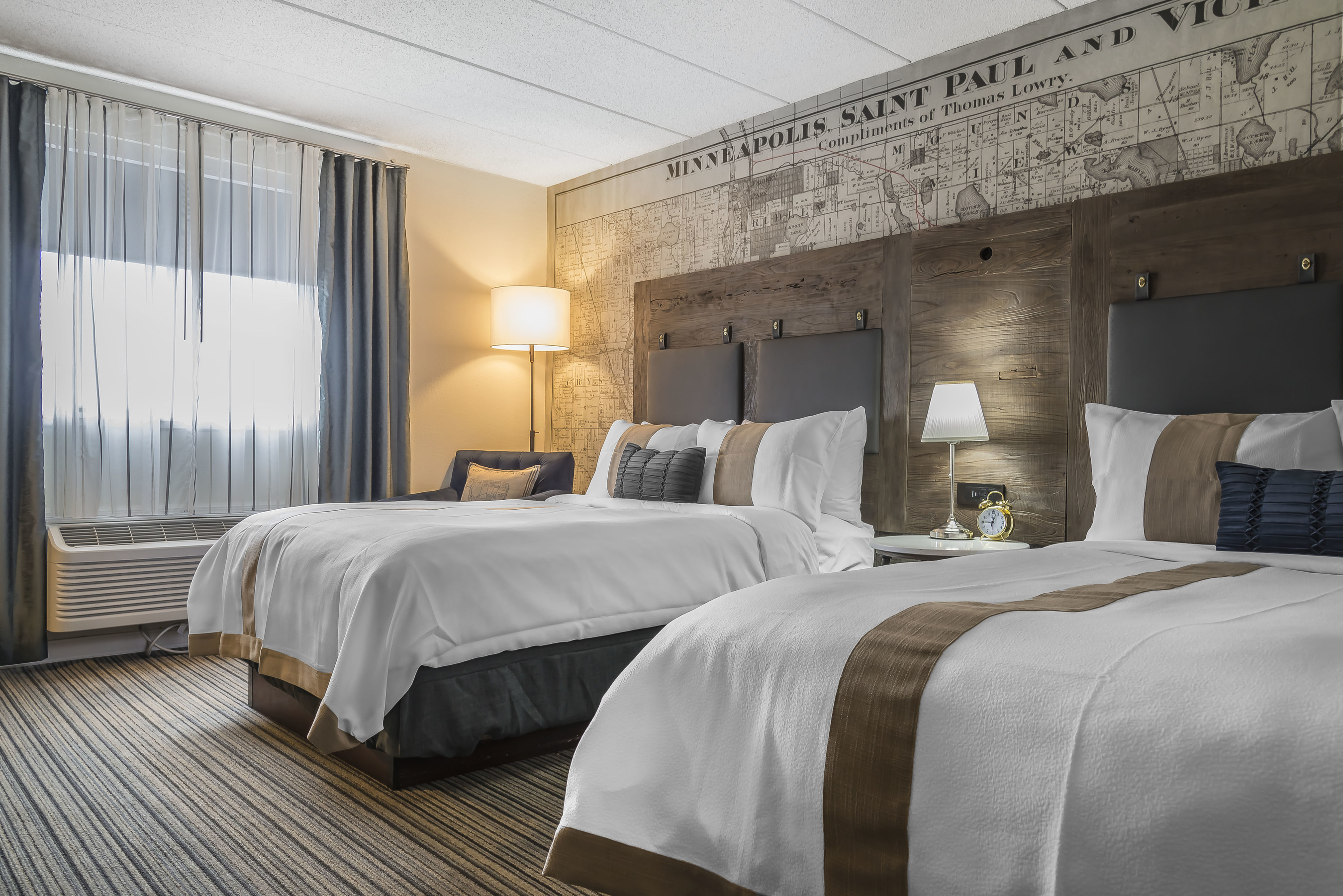 One of the 85 beautifully decorated guest rooms at the enVision Hotel St. Paul South, an Ascend Hotel Collection member.
