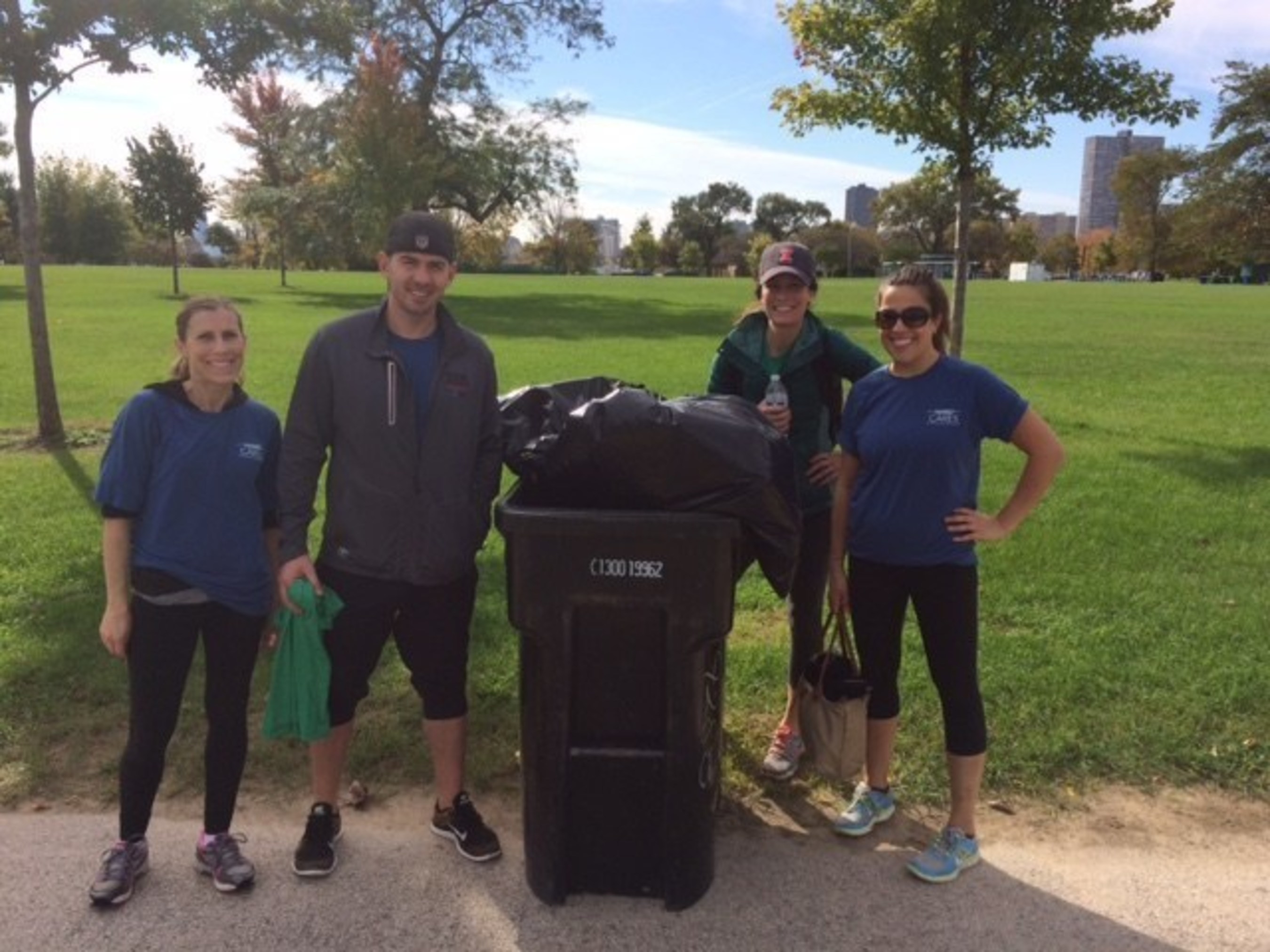 WebMD Cares Impact Day 2016 - The Chicago Team worked with the Chicago Parks Foundation to help clean up Montrose Beach.