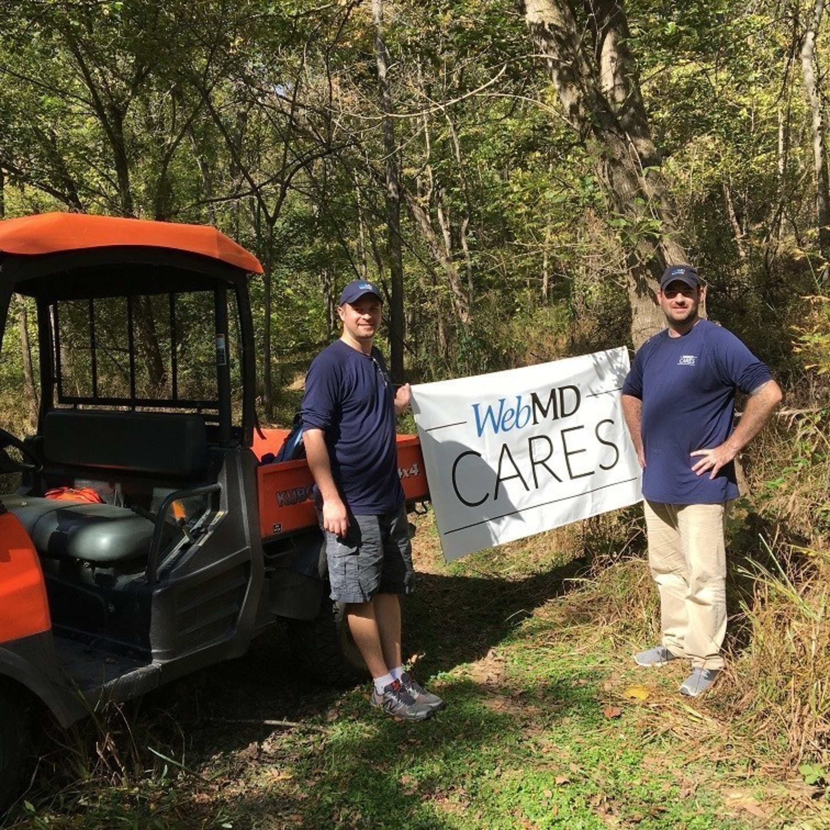 WebMD Cares Impact Day 2016 - Paul Mort and Damian Busicchia, Ashburn, VA-based employees, spent the day at the Banshee Reeks Nature Preserve.