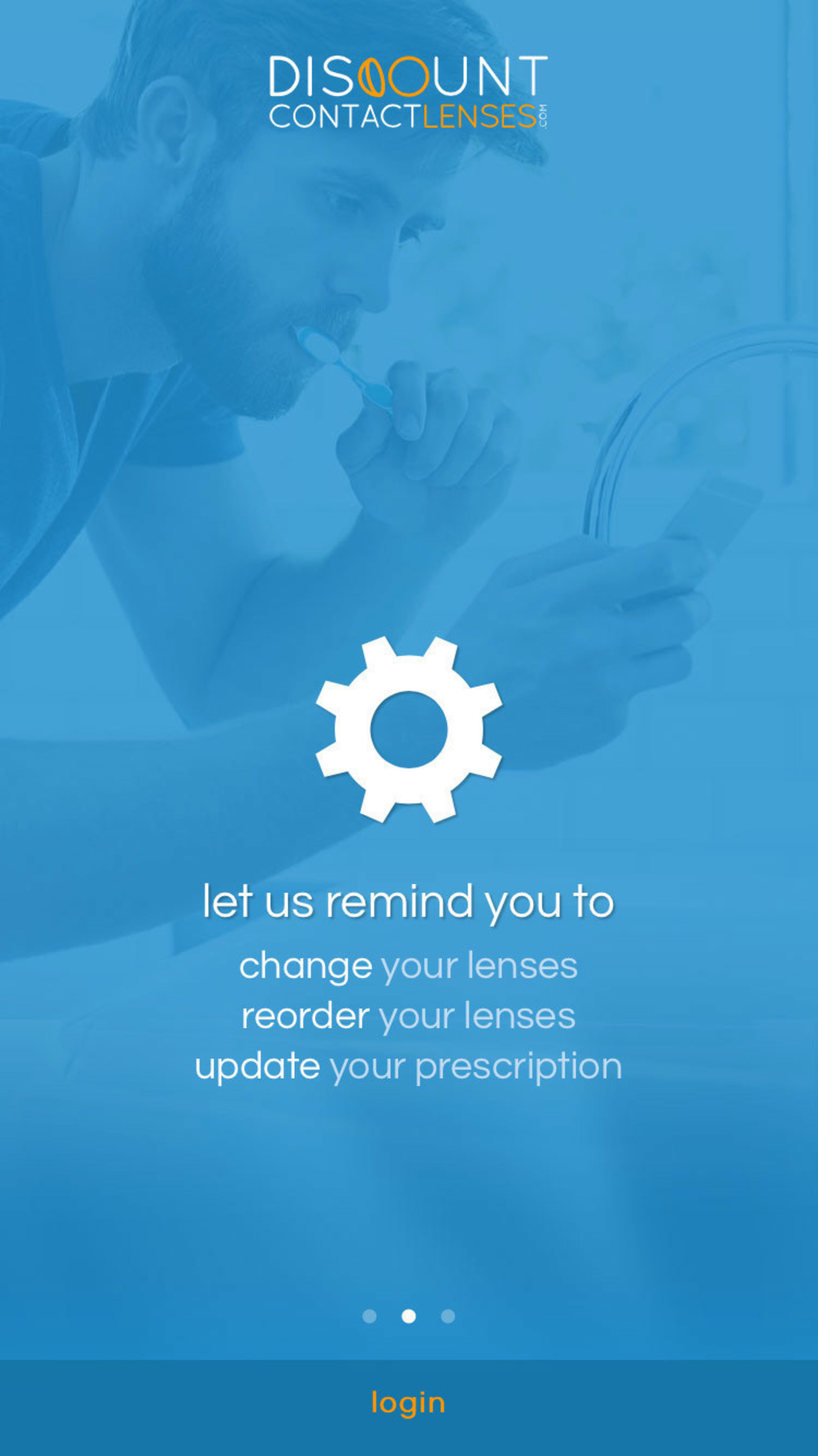 DiscountContactLenses.com new mobile app allows you to get reminders when to see the eye doctor, change your contacts, or reorder contact lenses. Available for Apple and Android phones.