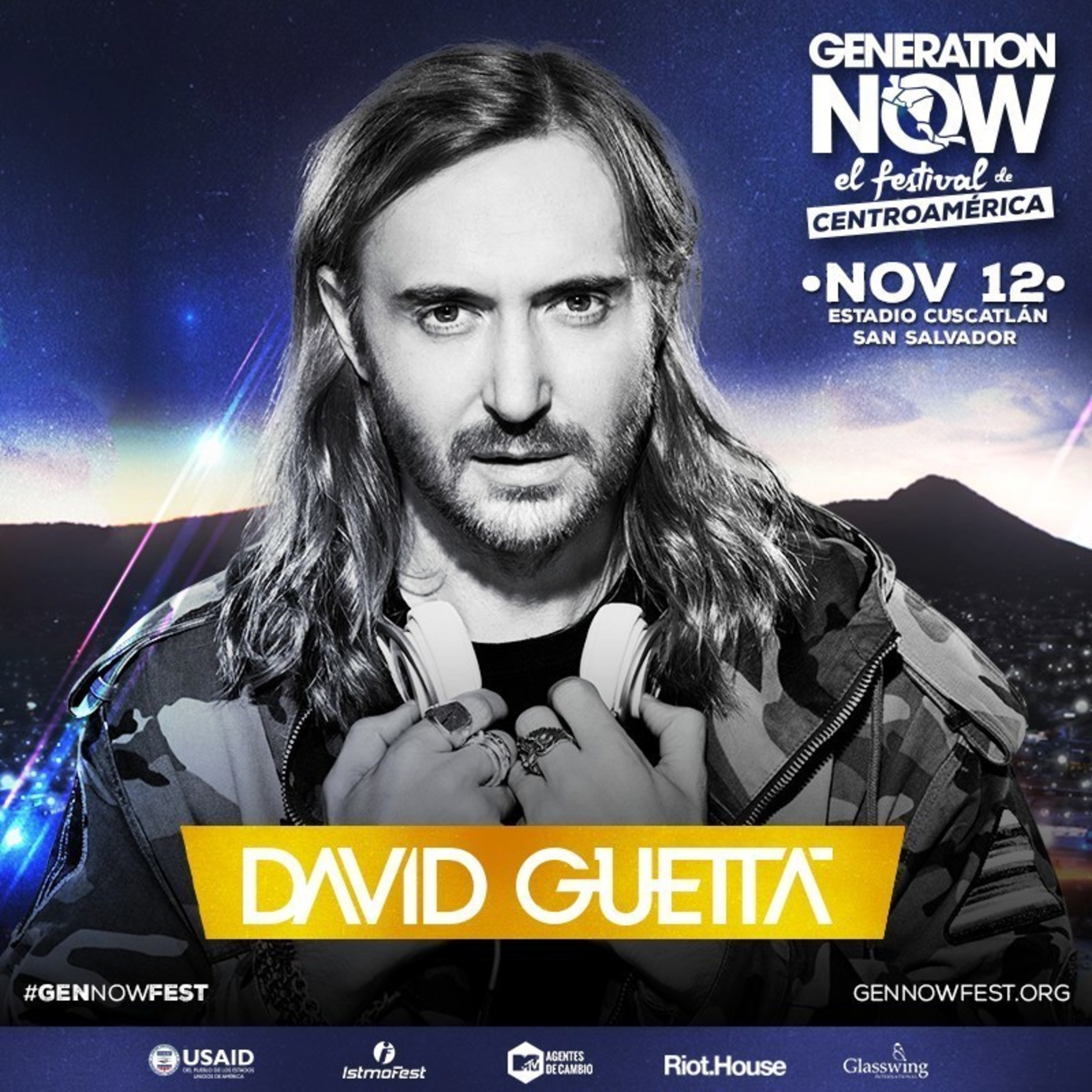David Guetta joins Generation Now youth festival for Central America