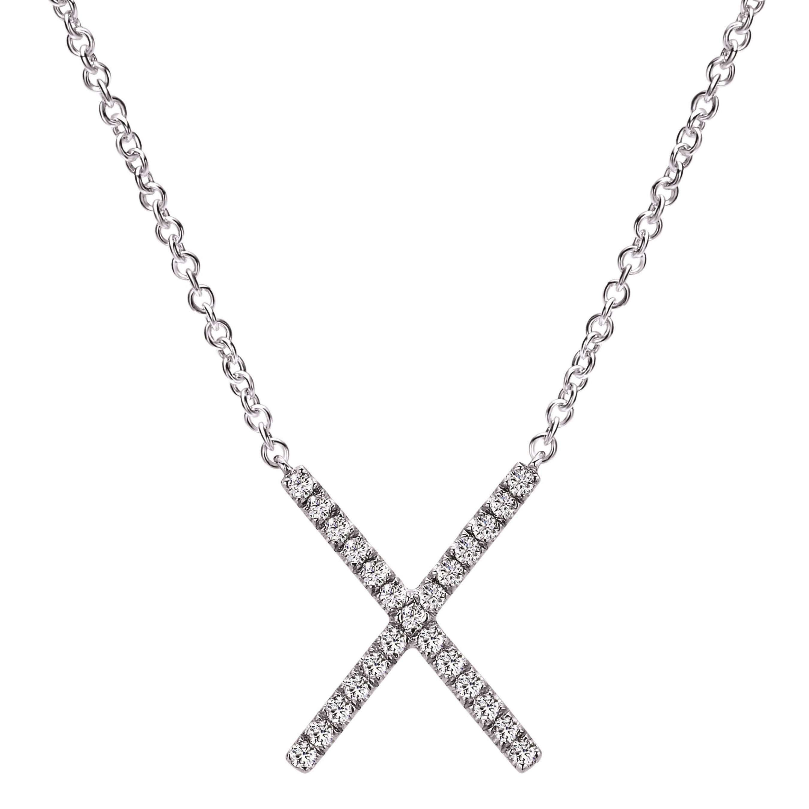 Gabriel & Co.'s "X" Necklace