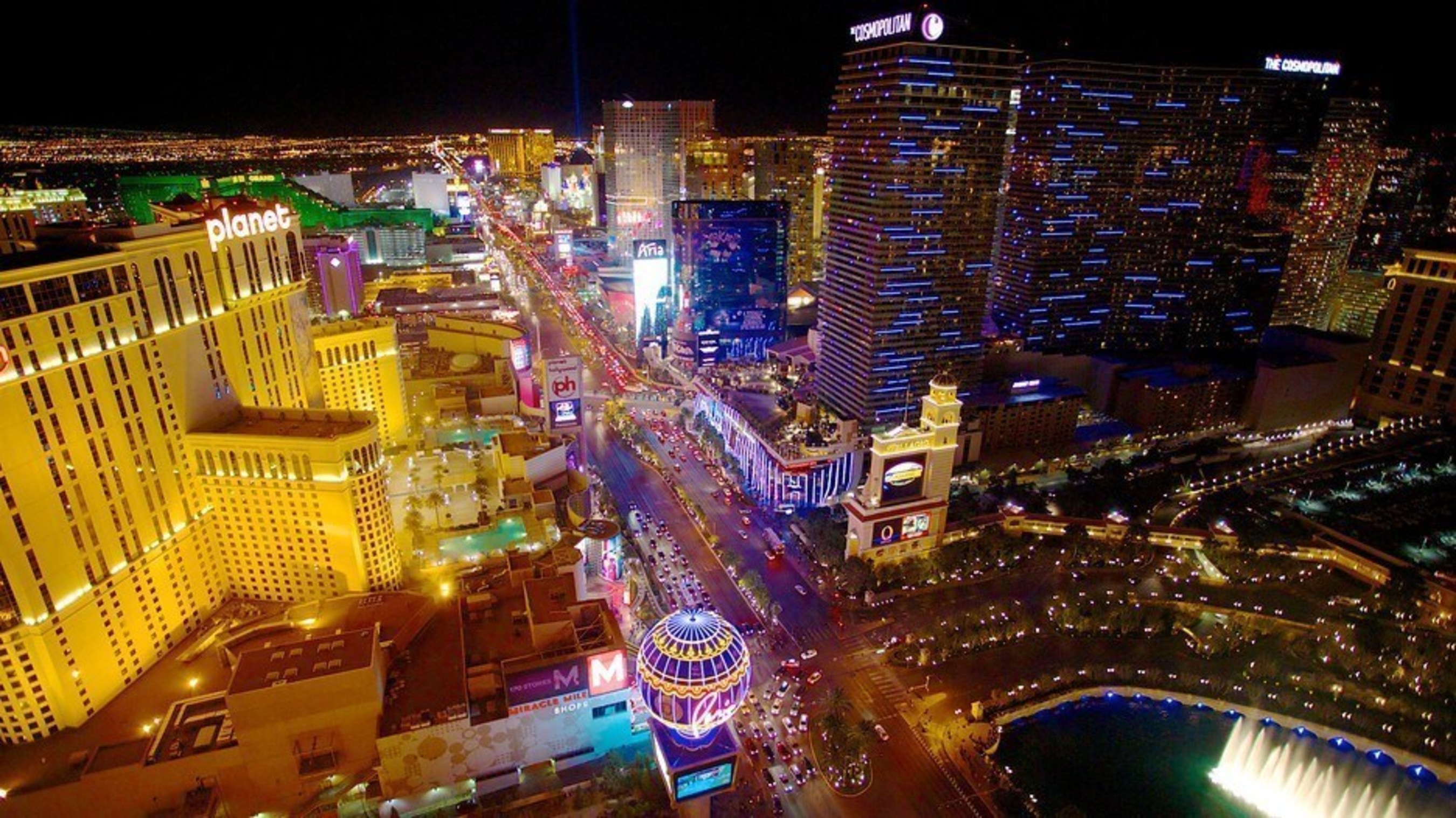 Las Vegas leads the lists of top Thanksgiving and Christmas-time destinations.