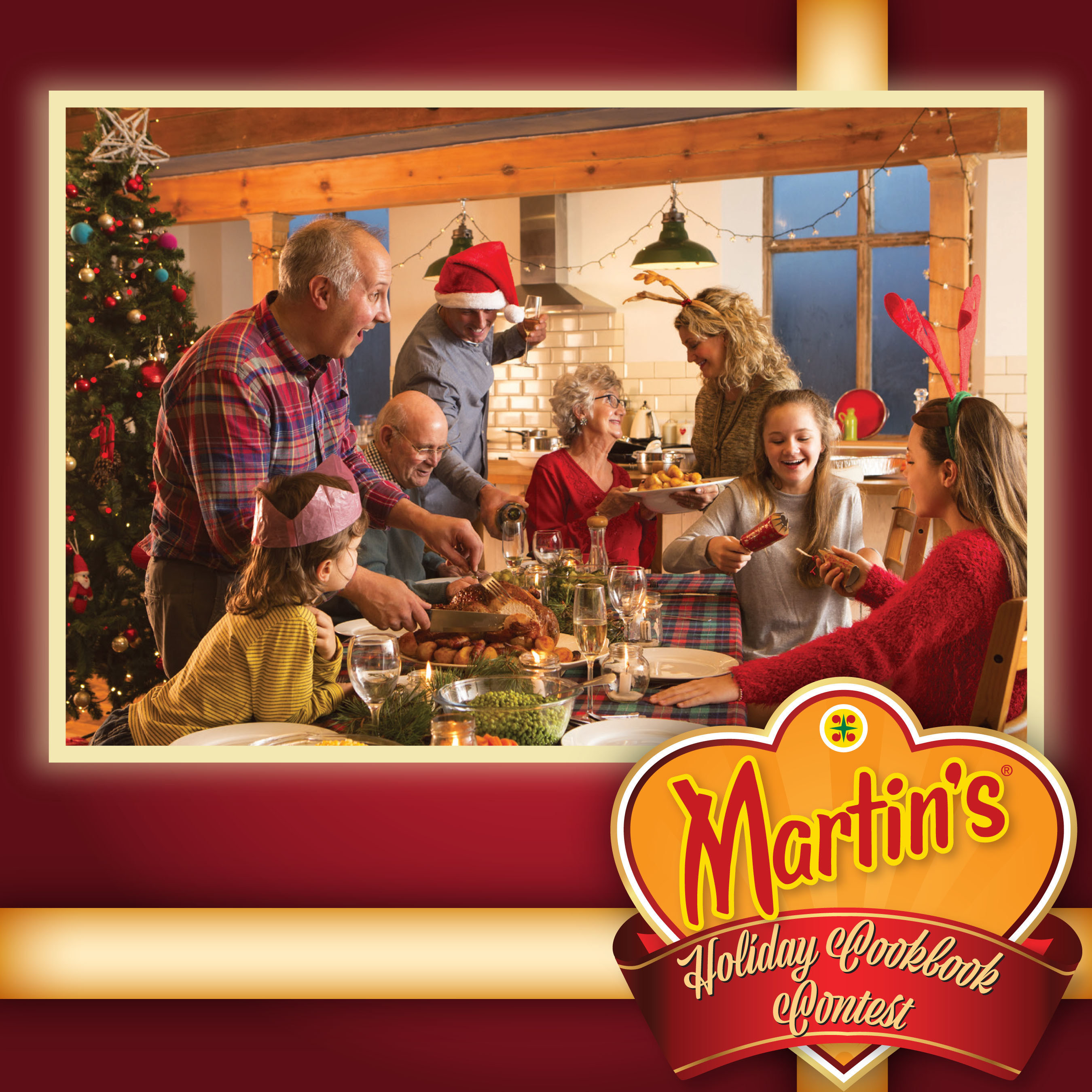 During the months of November and December, Martin's is encouraging participants to submit their favorite holiday recipes to help in the creation of their cookbook, Martin's More than a Meal: Holiday Cookbook.