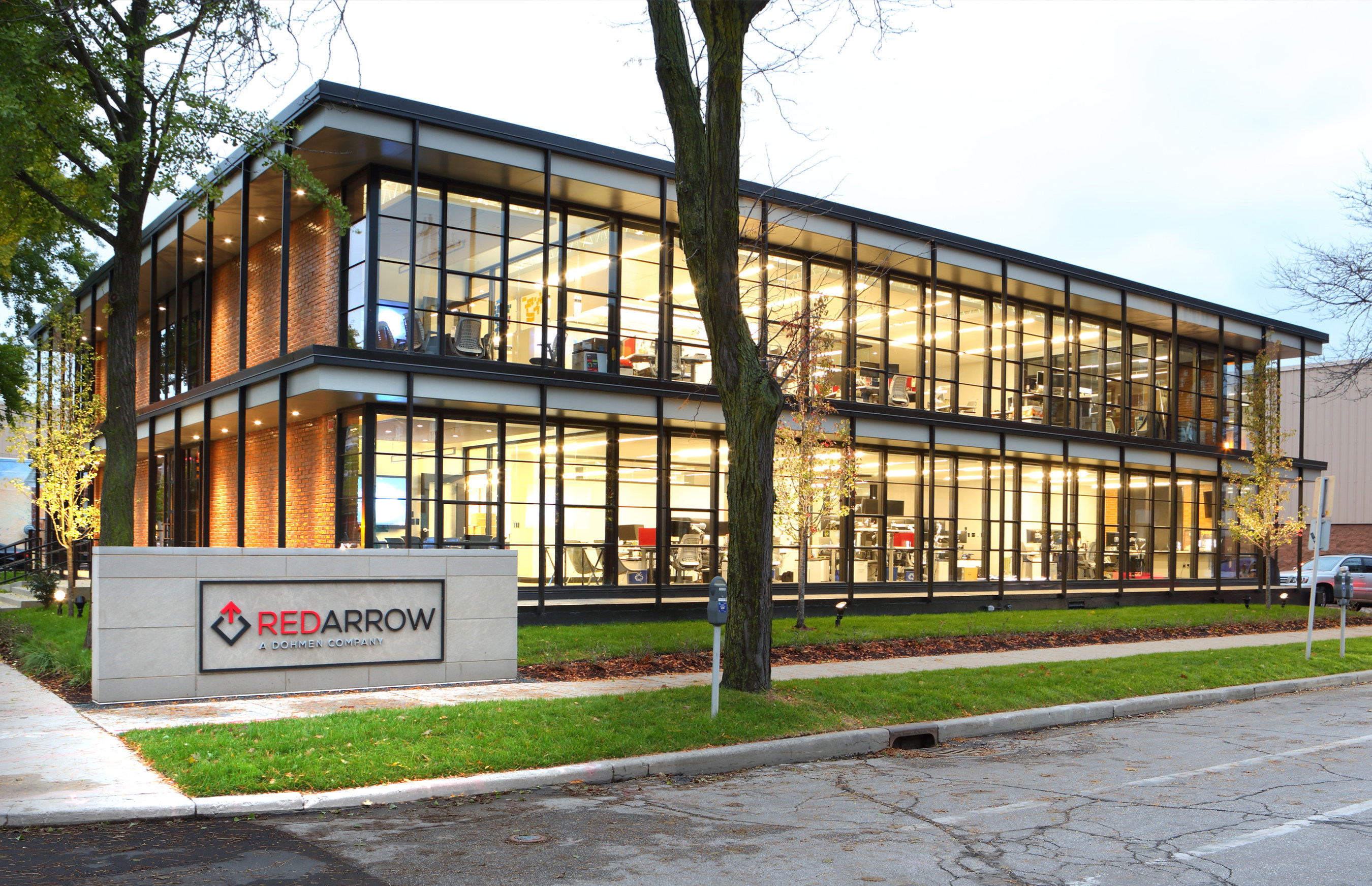 The Dohmen Company celebrates the grand opening of its new Red Arrow Labs headquarters in Milwaukee, Wis.