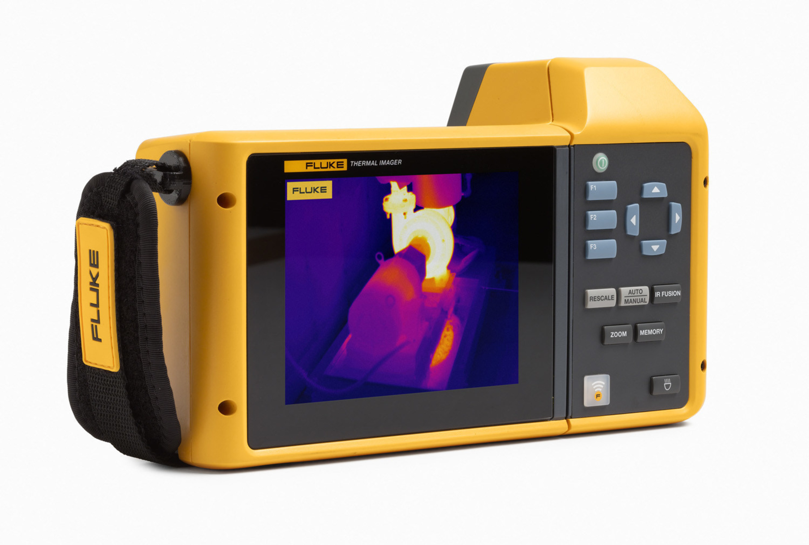 The new TiX580 Infrared Camera features a 240-degree rotating screen that allows thermographers to easily navigate over, under, and around objects to preview and capture images with ease.