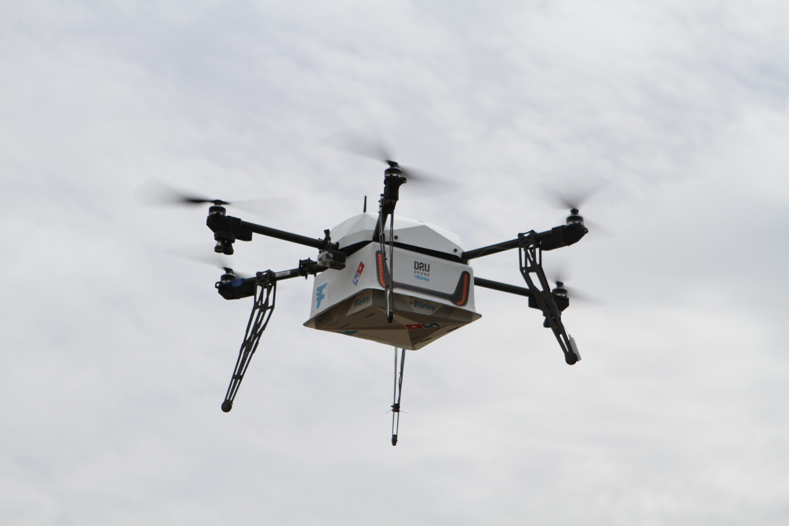 DRU Drone by Flirtey airborne
