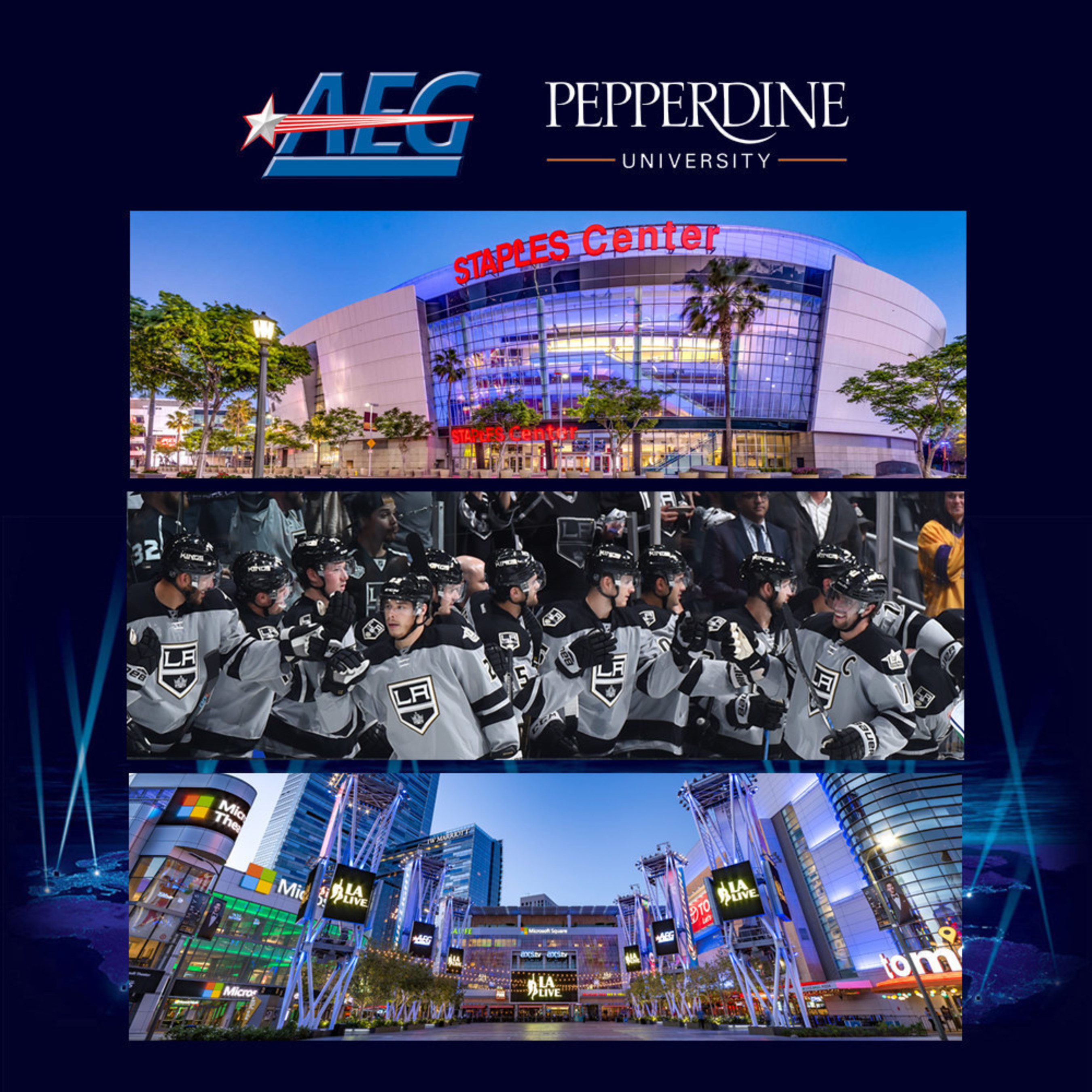 AEG AND PEPPERDINE UNIVERSITY PARTNER TO BRING SPORTS AND ENTERTAINMENT FOCUSED EDUCATION TO STUDENTS