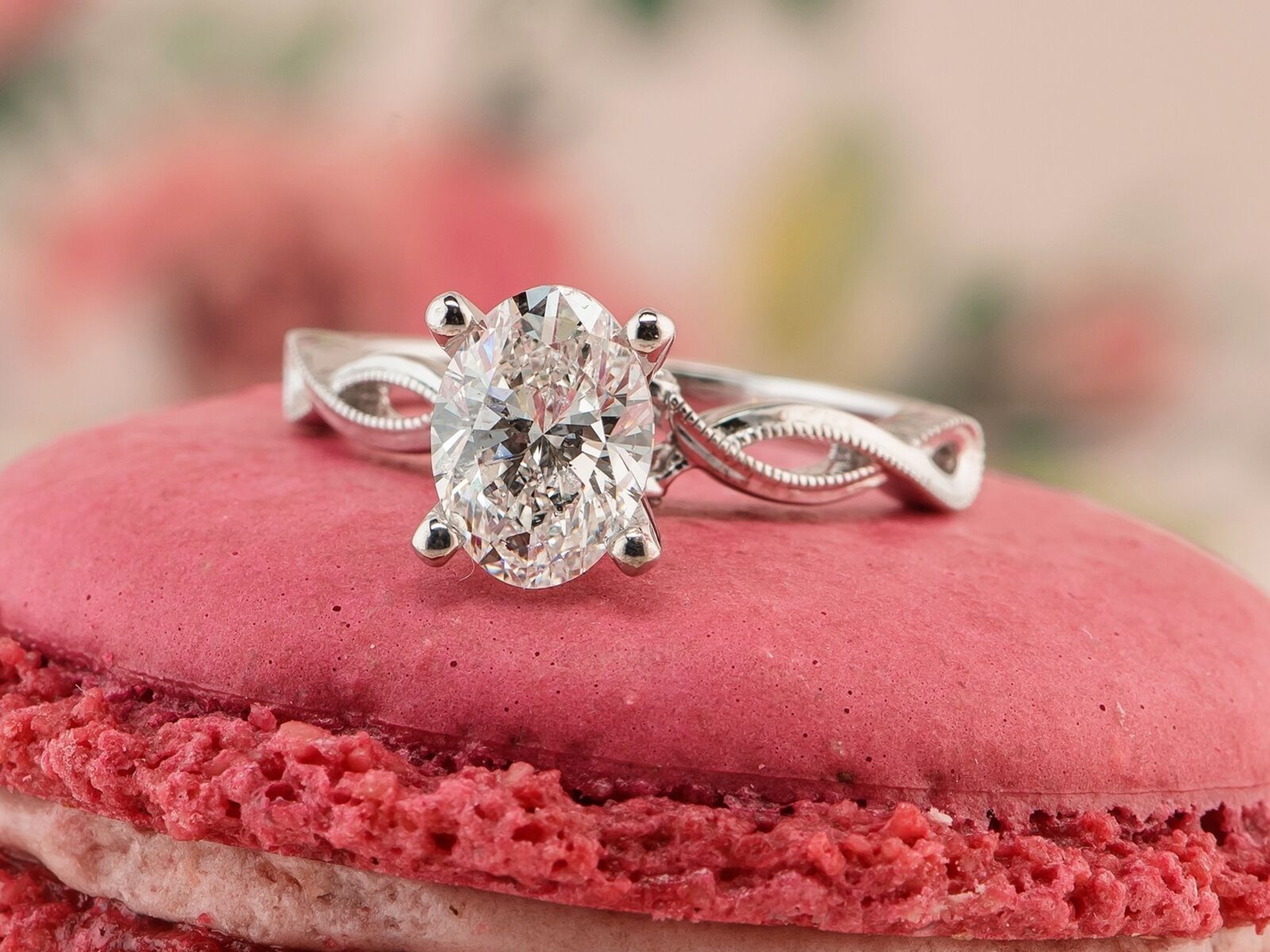 Shane Co. Oval Diamond Engagement Ring - Seven Engagement Rings for Christmas 2016