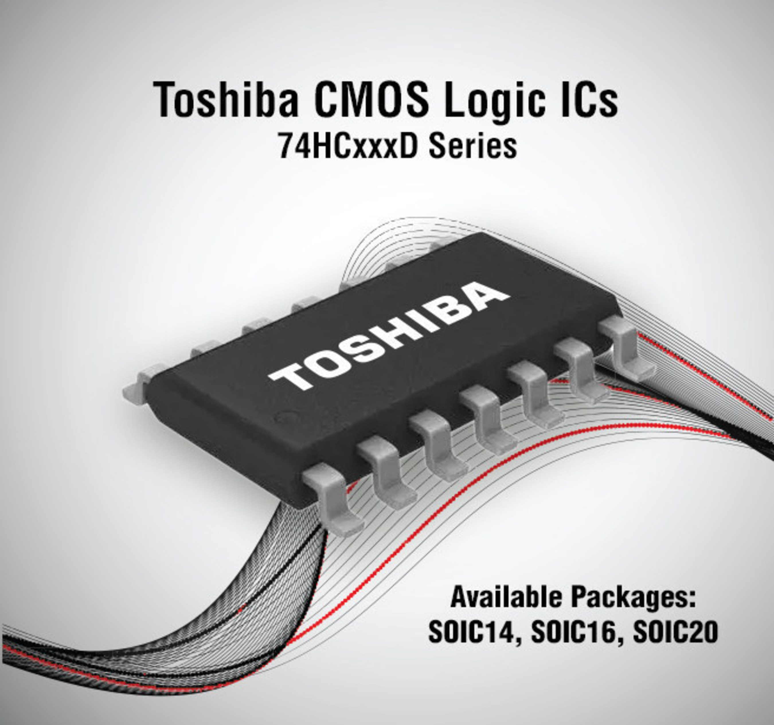 Toshiba has added SOIC packages to its lineup of CMOS Logic ICs.