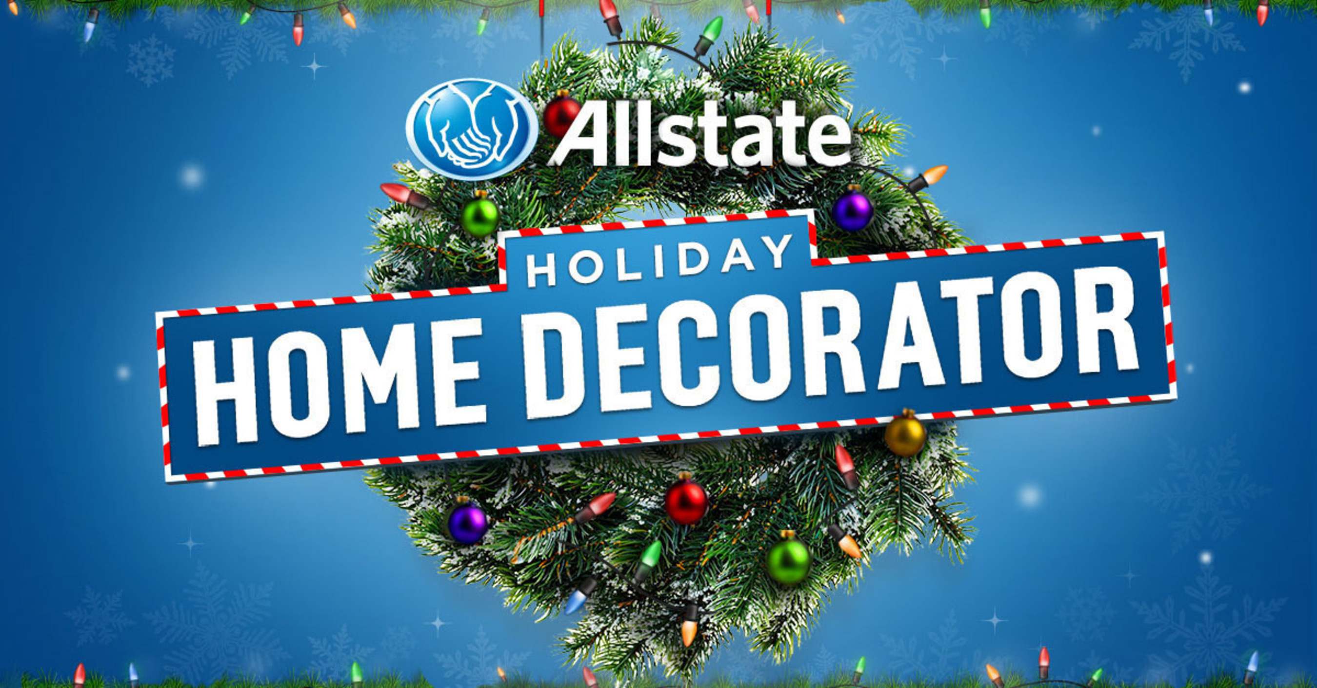 Avoid Mayhem this season with the Allstate Holiday Home Decorator. (PRNewsFoto/Allstate)