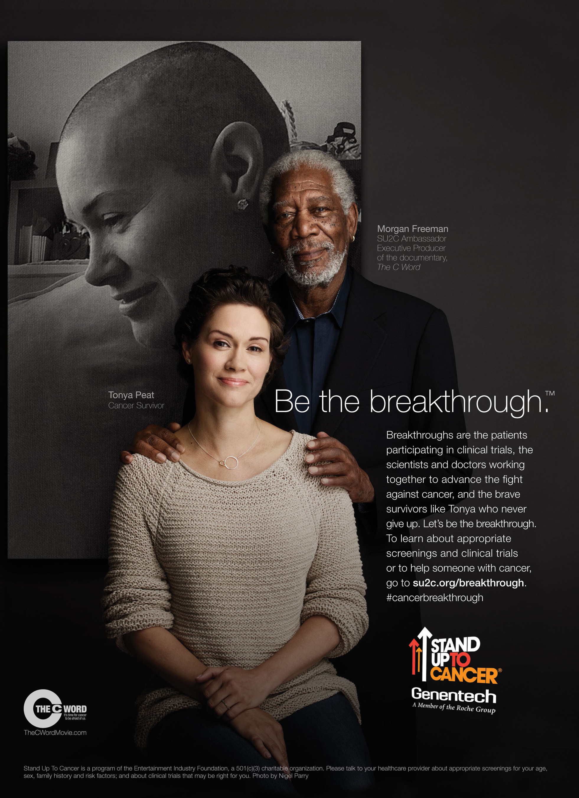 Morgan Freeman Joins Stand Up To Cancer and Genentech in New PSA