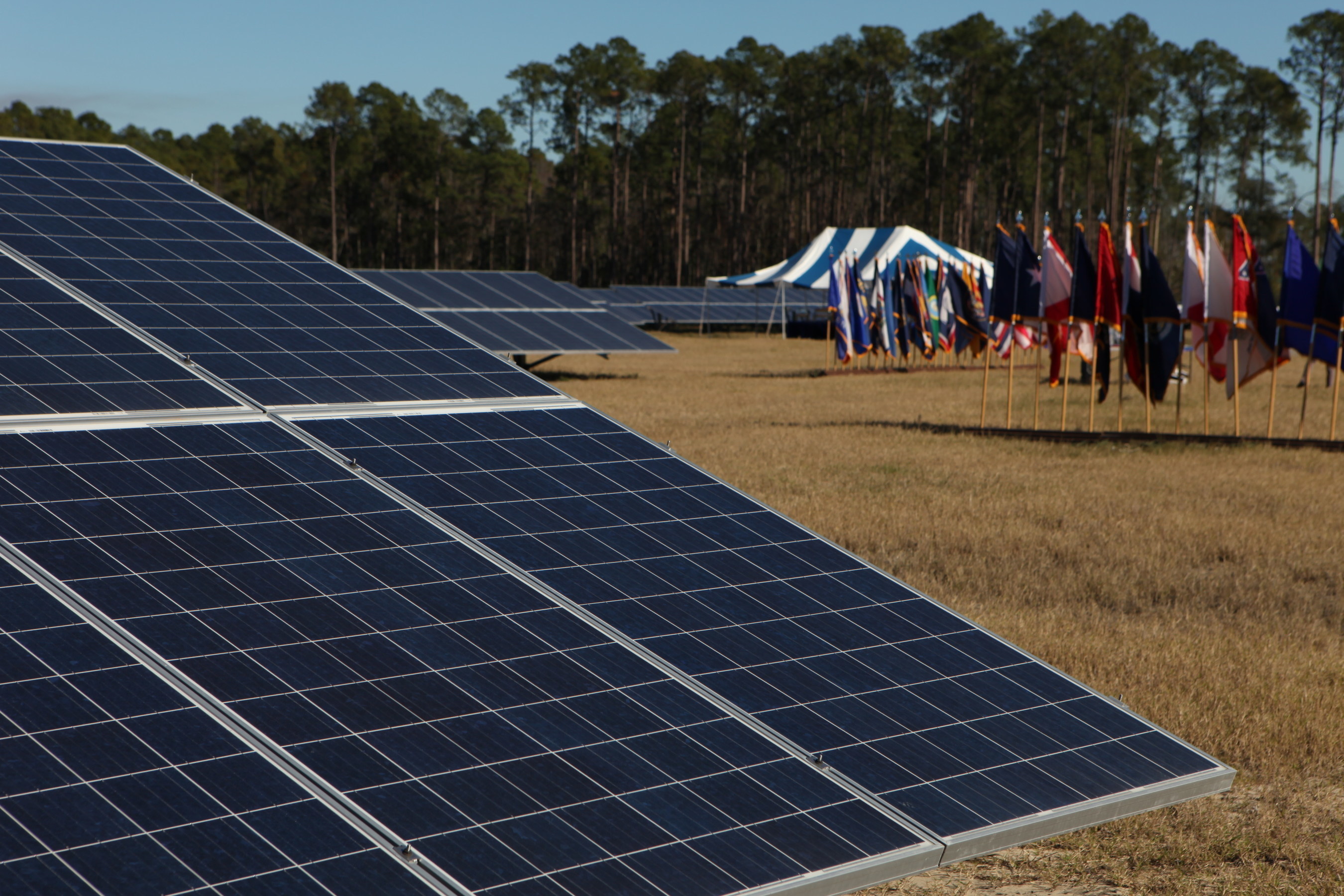 Including related transmission and distribution infrastructure, Georgia Power's solar project at Fort Stewart occupies 250 acres, utilizes approximately 139,200 ground-mounted photovoltaic (PV) panels and is estimated to represent a $75 million investment at the installation.
