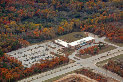 Rendering of proposed Centene Corporation site in Ferguson, MO.