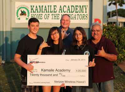 Kamaile Academy Awarded $20 000 STEM Grant from Verizon Foundation
