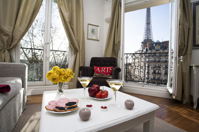 Special one-of-a-kind incentives on Paris apartment rentals booked in February through Paris Perfect.