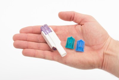Afrezza(R) Inhaler with 8 unit and 4 unit cartridges of Afrezza (insulin human) Inhalation Powder.