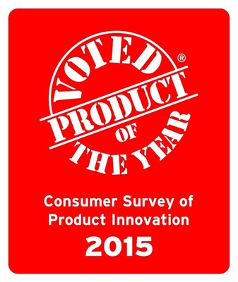 "Voted Product of the Year" logo