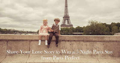 Paris Perfect has launched a romantic competition just in time for Valentine's Day. The couple with the most popular photo will receive a 5-night stay at a highly sought after Paris apartment rental, transportation from the Paris airport, along with other romantic gifts.