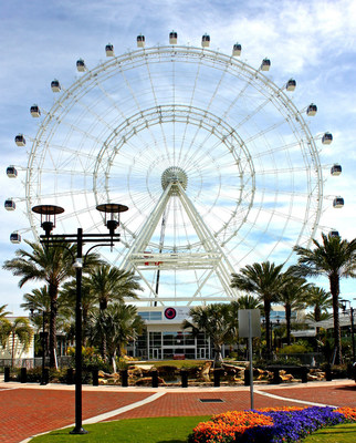 At the center of I-Drive 360, the Orlando Eye offers breathtaking views of Central Florida.