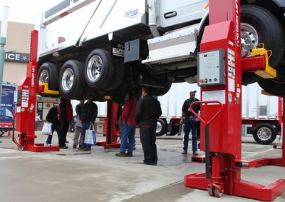 Fleet operators can learn how Rotary Lift's timesaving Mach Series mobile column lifts can help improve shop productivity at the upcoming TMC Annual Meeting & Transportation Technology Exhibition, Work Truck Show, and Mid-America Trucking Show.