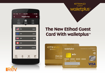 Etihad Guest Partners with Rev to Add Prepaid Visa Functionality to Membership Card Program