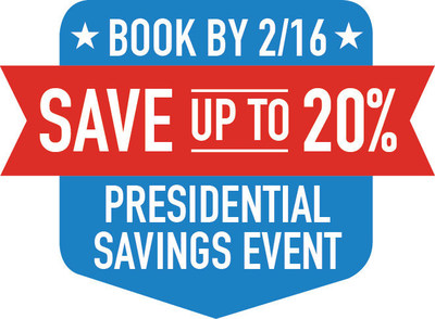 Nineteen New York City hotels have announced that travelers who book during Marriott's exclusive Presidential Savings Event will save up to 20 percent on their upcoming stay! For details, visit www.marriott.com/specials/mesOffer.mi?marrOfferId=919329&displayLink=true or call 1-800-228-9291.