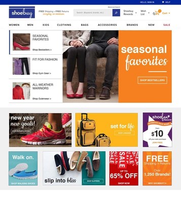 Marking its 15th anniversary in style, ShoeBuy debuts a new look and feel to deliver a more intuitive website, a refreshed rewards program and a commitment to building an engaging and fun shopping experience for shopaholics, shop-a-phobics and everyone in between. With more than a million products to choose from across more than 1,200 brands, ShoeBuy makes it easy for shoppers to find their favorites fast or peruse until their hearts delight in its endless selection of shoes, clothing, bags, and accessories.