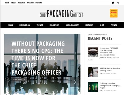 Kodak launches packaging industry content portal, www.chiefpackagingofficer.com, and calls for the creation of a boardroom role recognizing the strategic importance of packaging: The Chief Packaging Officer.