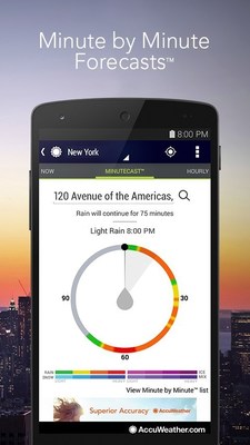 AccuWeather MinuteCast on Android