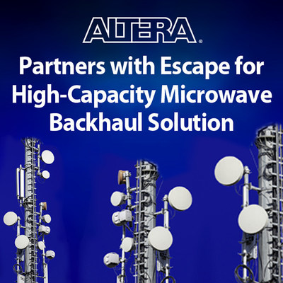 New Altera FPGA-based solution with Escape and TI enables turn-key microwave backhaul for equipment makers