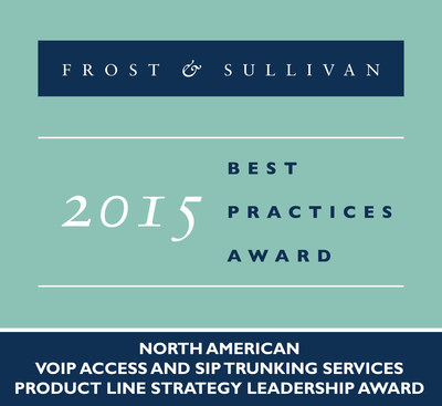Level 3 Communications recognized with the 2015 North American VoIP Access and SIP Trunking Services Product Line Strategy Leadership Award