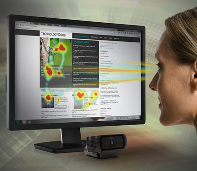 SentiGaze SDK enables the use of ordinary webcams for sophisticated eye movement tracking and analysis through generation of heatmaps that can gauge the effectiveness of website or online advertising content.
