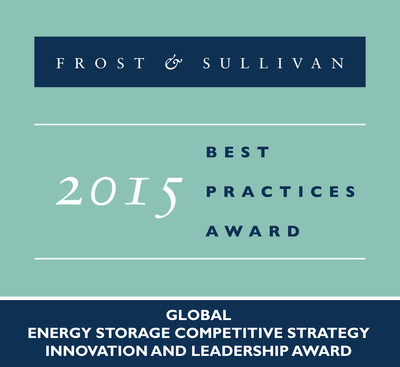 2015 Global Energy Storage Competitive Strategy Innovation and Leadership Award